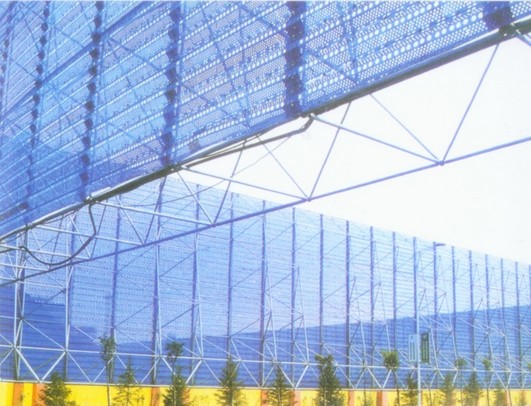 三亚环保扫风墙网架工程